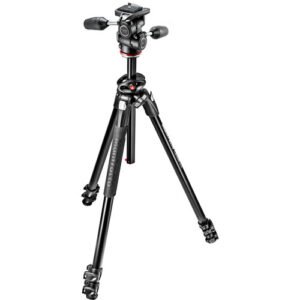 Manfrotto 290 Dual Aluminium 3-Section Tripod Kit with 804 3-Way Head