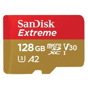 SanDisk Extreme microSD UHS I Card 128GB