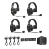 Saramonic WiTalk-WT4 - Systec International Trading LLC Saramonic WiTalk-WT4S 4-Person Full-Duplex 1.9GHz Wireless Single-Ear Headset Intercom System with Hard Case