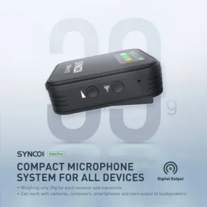 WAIR-G2-A2-PRO - Systec International Trading LLC Synco WAir-G2-A2 PRO 2-Person Wireless Microphone System for Cameras and Smartphones (2.4 GHz)