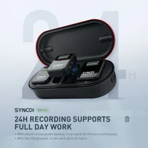 WAIR-G2-A2-PRO - Systec International Trading LLC Synco WAir-G2-A2 PRO 2-Person Wireless Microphone System for Cameras and Smartphones (2.4 GHz)