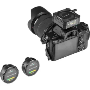 BlinkMe B2-2 - Systec International Trading LLC Saramonic Blink Me 2-Person Clip-On Wireless Microphone System with Touchscreens & Recording