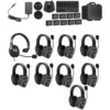 WITALK-WT9D-1 - Systec International Trading LLC Saramonic WiTalk-WT9D 9-Person Full-Duplex Wireless Intercom System with Dual-Ear Remote Headsets (1.9 GHz)