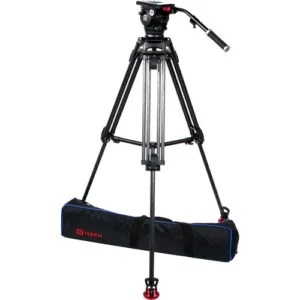 OZEN 12CF2 100mm Carbon Fiber Tripod & Agile 12 Fluid Head System (E-Z-Load)