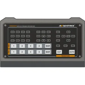 AVMATRIX Micro 4-Channel HDMI DP Video Switcher with Streaming Recording HVS0401E - Systec International Trading LLC AVMATRIX Micro 4-Channel HDMI & DP Video Switcher with Streaming & Recording HVS0401E