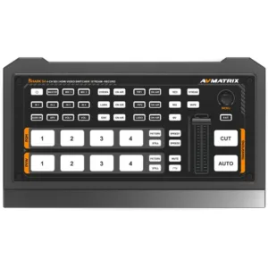 AVMATRIX Shark S4 4-Channel 3G-SDIHDMI Video Switcher - Systec International Trading LLC AVMATRIX Shark S4 4-Channel 3G-SDIHDMI Video Switcher